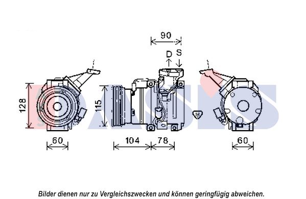 AKS DASIS Kompressor,kliimaseade 852619N